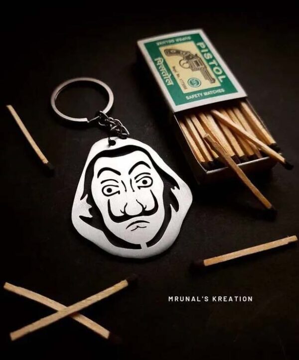 Money Heist Deli Mask Keychain