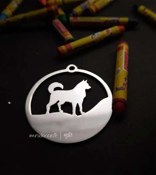 Premium Dog Tag for Husky