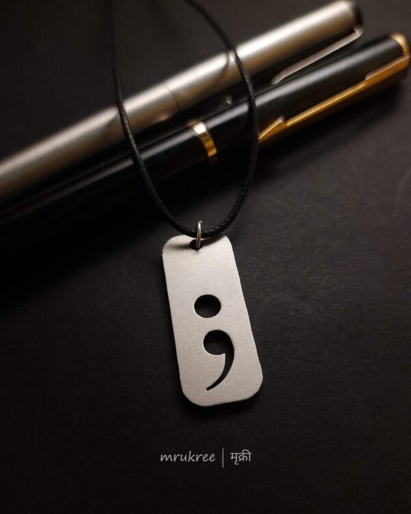 Semicolon Pendant