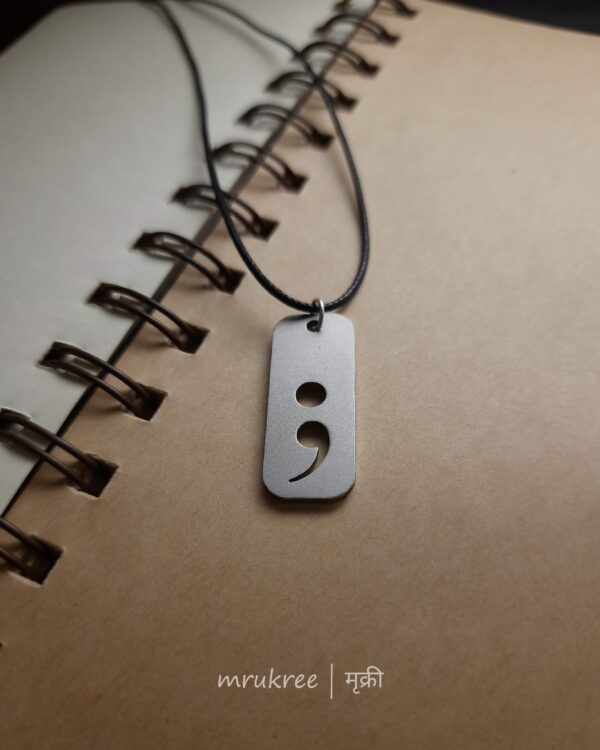 Semicolon Pendant - Image 3