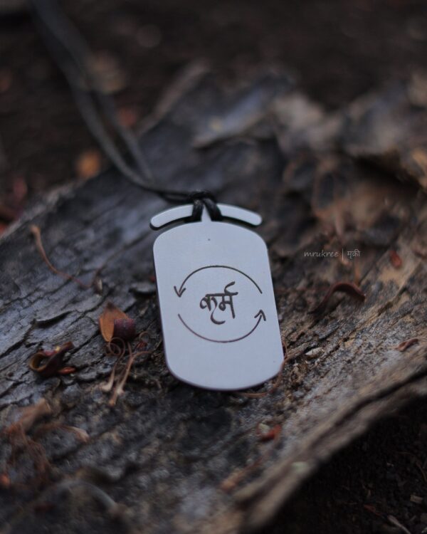 Karma Siddhant Pendant | DivineTag Pendant